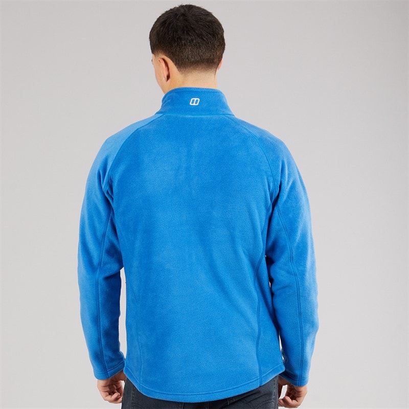 Berghaus Mens Asgarby Full Zip Fleece Jacket Blue - Image 2
