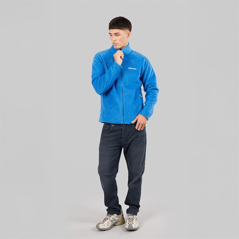 Berghaus Mens Asgarby Full Zip Fleece Jacket Blue - Image 4