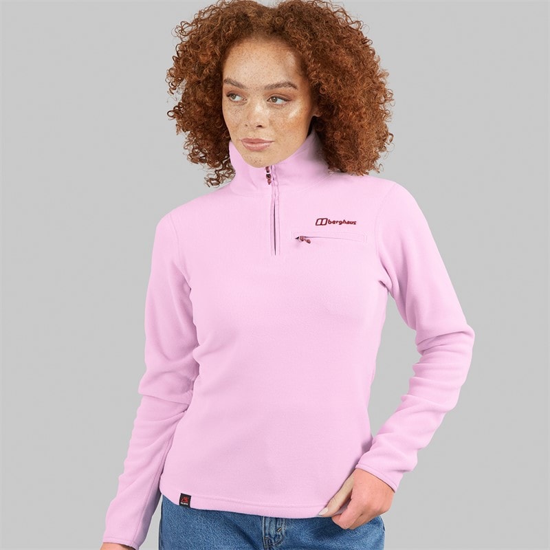 Berghaus Womens Prism 2.0 Micro Half Zip Fleece Light Pink - Image 3