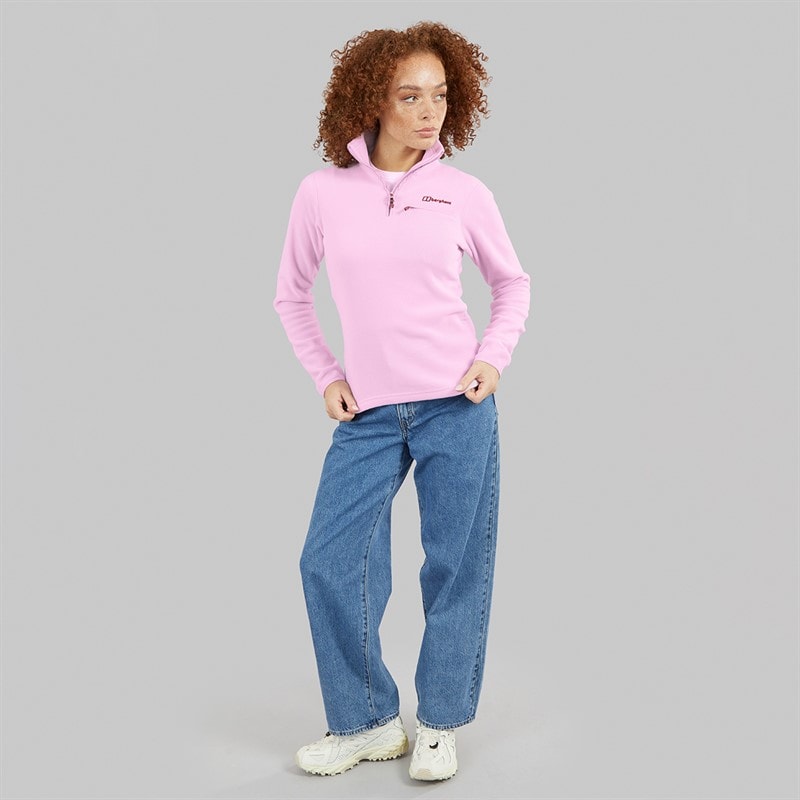 Berghaus Womens Prism 2.0 Micro Half Zip Fleece Light Pink - Image 4