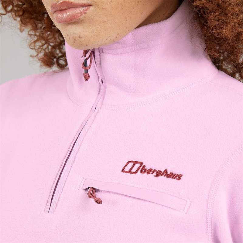 Berghaus Womens Prism 2.0 Micro Half Zip Fleece Light Pink - Image 5