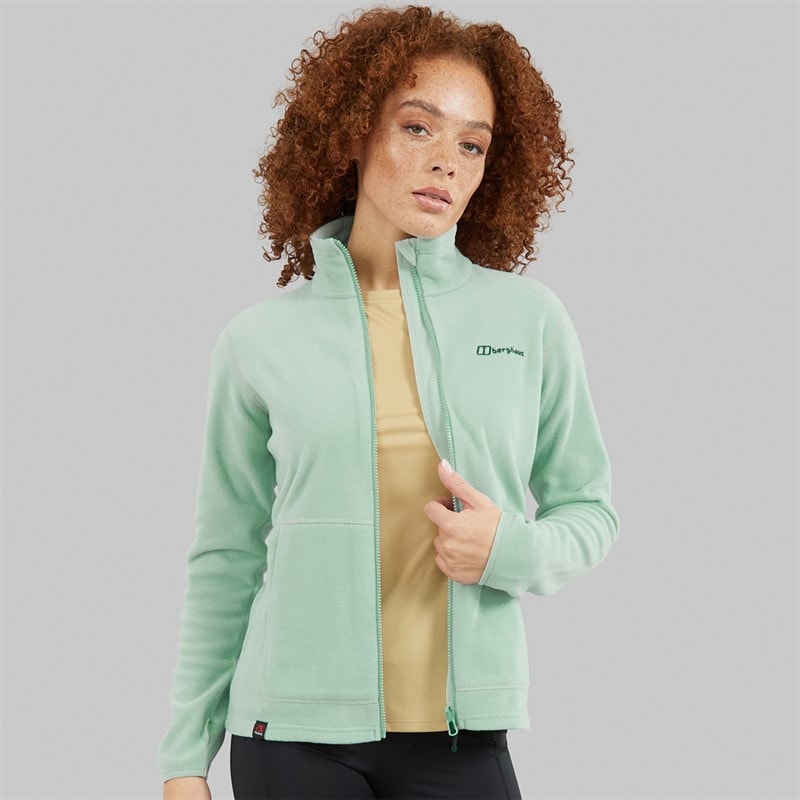 Berghaus Womens Prism 2.0 Micro Full Zip Fleece Jacket Light Green