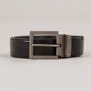 Bellfield Mens Gents Leather Belt Black