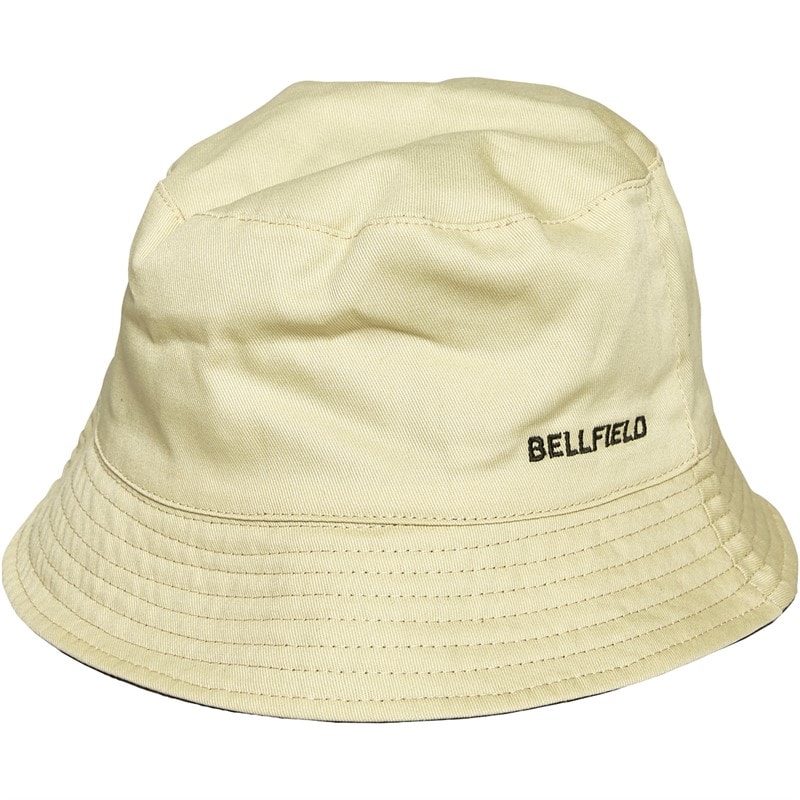 Bellfield Mens Reversible Bucket Hat Olive/Sand - Image 1