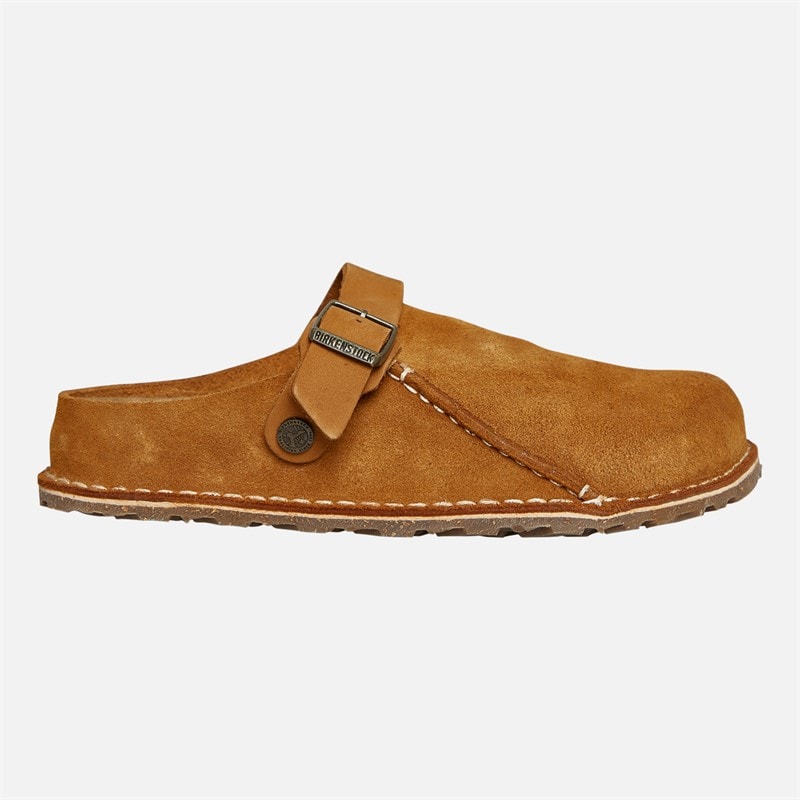 Birkenstock Lutry Premium Ankle Strap Clogs Mink - Image 1