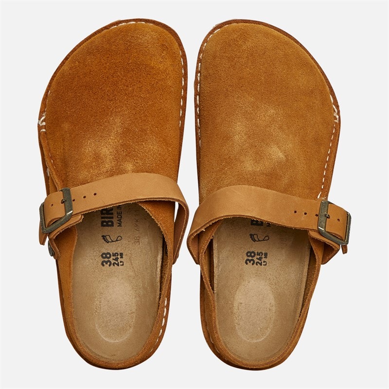 Birkenstock Lutry Premium Ankle Strap Clogs Mink - Image 3