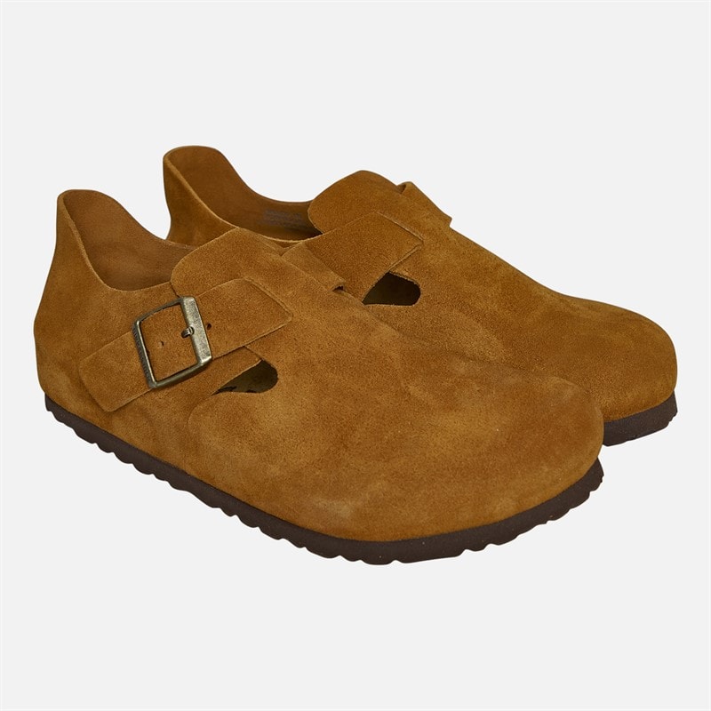 Birkenstock Womens London Closed Clogs Mink - Image 2