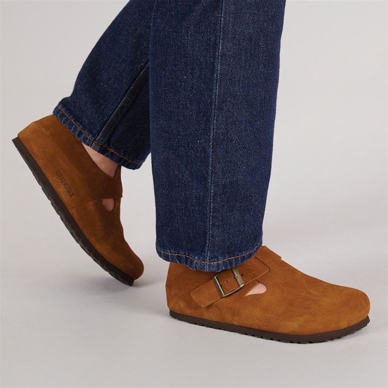 Birkenstock Womens London Closed Clogs Mink - Image 5