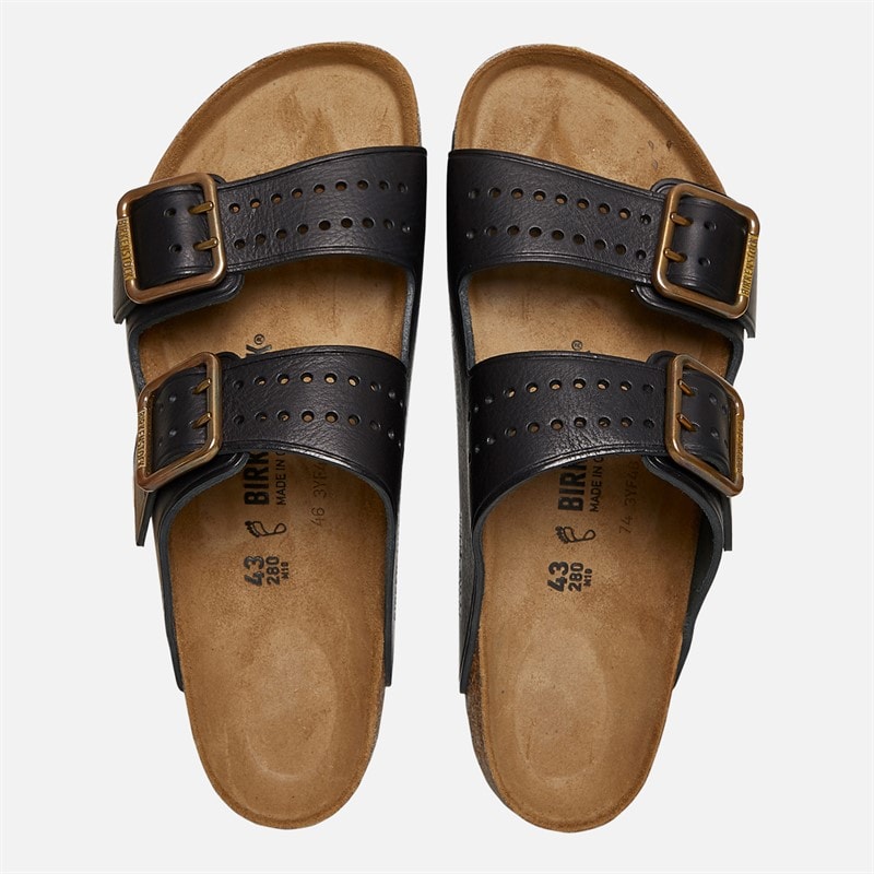 Birkenstock Mens Arizona Dual Strap Sandals Urban Uniform Black - Image 3