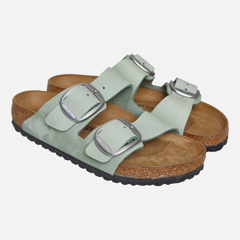Birkenstock Womens Arizona Big Buckle Dual Strap Sandals Pure Sage - Image 2