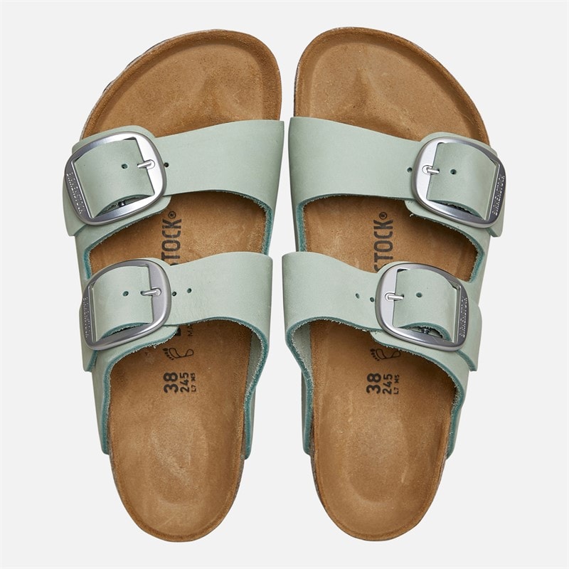 Birkenstock Womens Arizona Big Buckle Dual Strap Sandals Pure Sage - Image 3