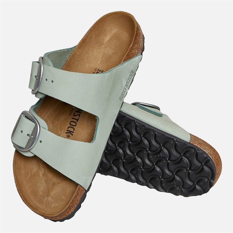 Birkenstock Womens Arizona Big Buckle Dual Strap Sandals Pure Sage - Image 4