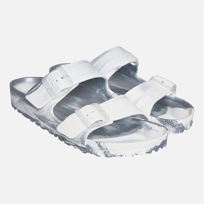Birkenstock Womens Arizona EVA Sandals Metallic Silver Multi - Image 3