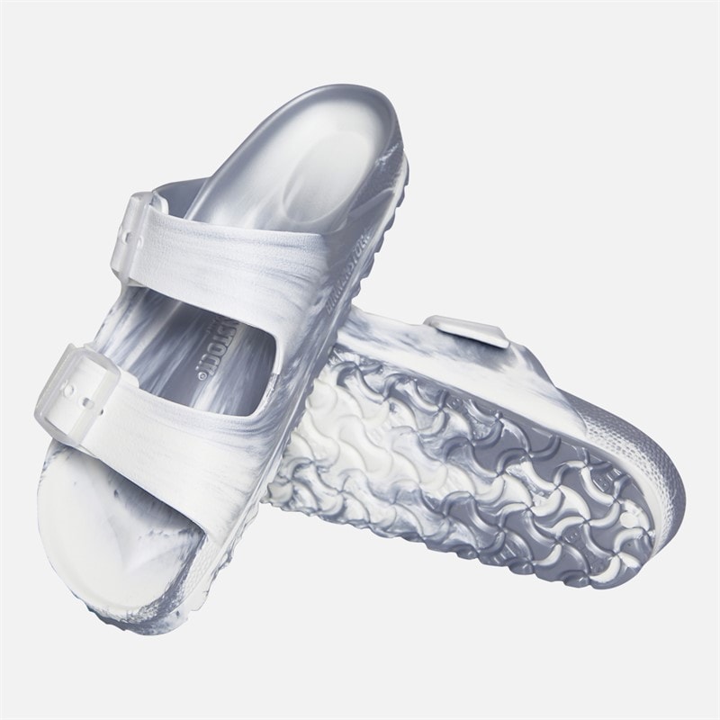 Birkenstock Womens Arizona EVA Sandals Metallic Silver Multi - Image 5