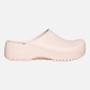 Birkenstock Womens Super Birki PU Clogs Light Rose