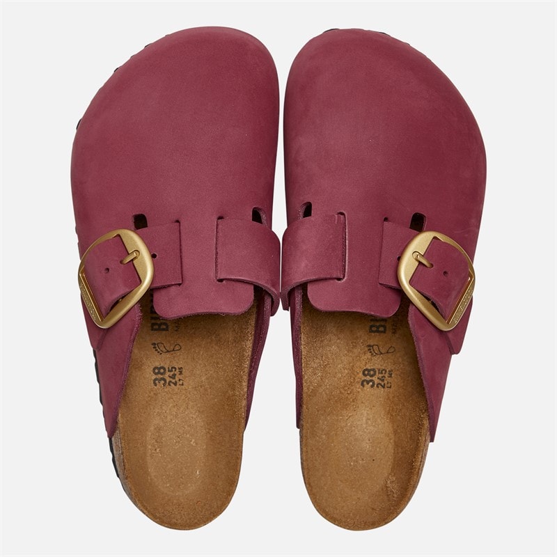 Birkenstock Womens Boston Big Buckle Clogs Berry Crush - Image 3