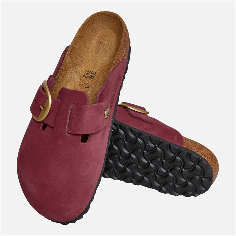 Birkenstock Womens Boston Big Buckle Clogs Berry Crush - Image 4