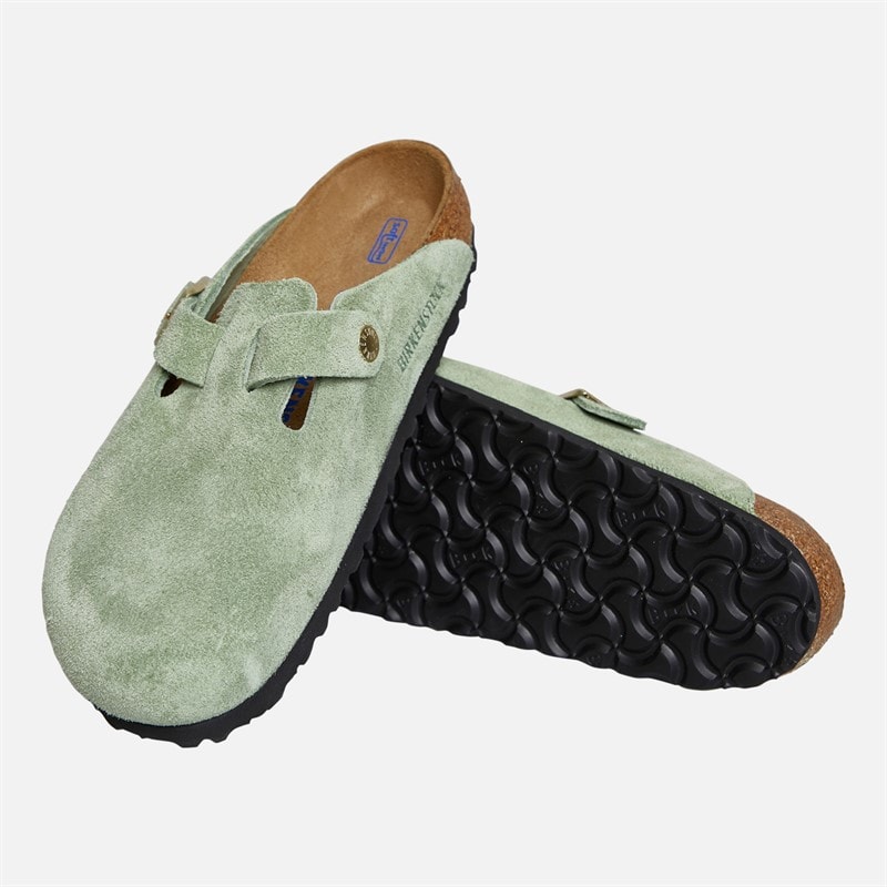 Birkenstock Womens Boston Clogs Green Tea - Image 4