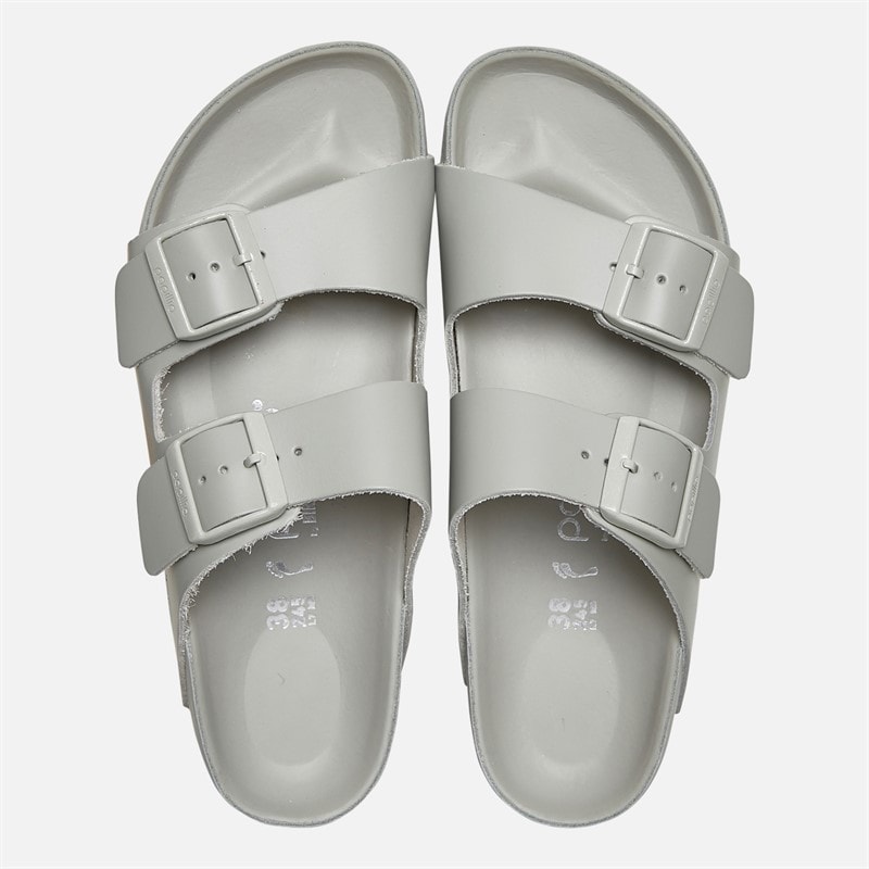 Birkenstock Womens Arizona Flex Platform Dual Strap Sandals Mineral Grey Mineral Gray - Image 4