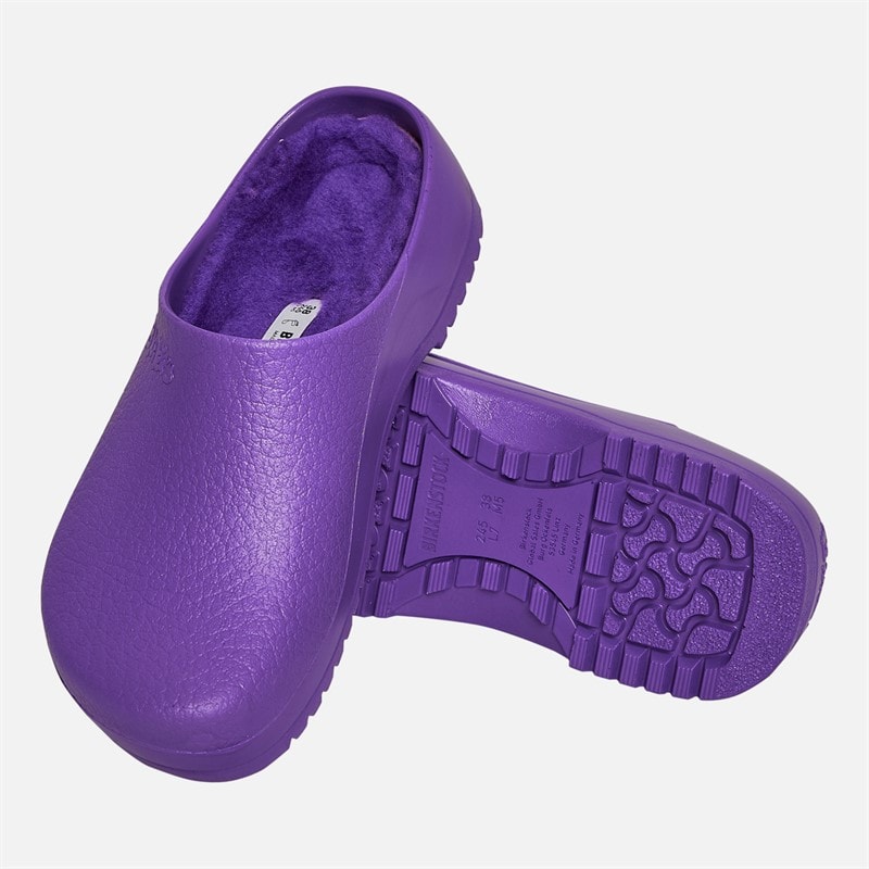Birkenstock Womens Super Birki PU Clogs Digital Purple - Image 4