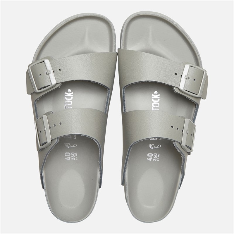 Birkenstock Arizona Dual Strap Sandals Mineral Gray - Image 3