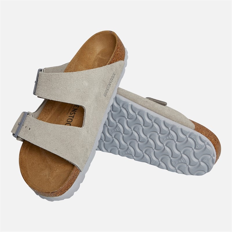 Birkenstock Womens Arizona Dual Strap Sandals Stone Coin - Image 4