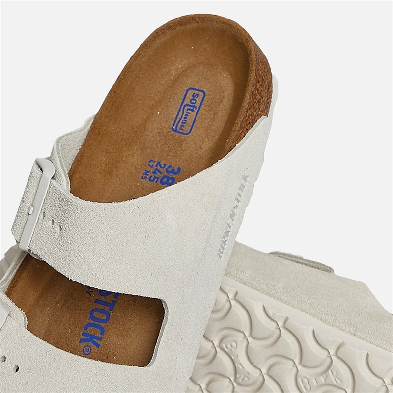 Birkenstock Womens Arizona Dual Strap Sandals Antique White - Image 5