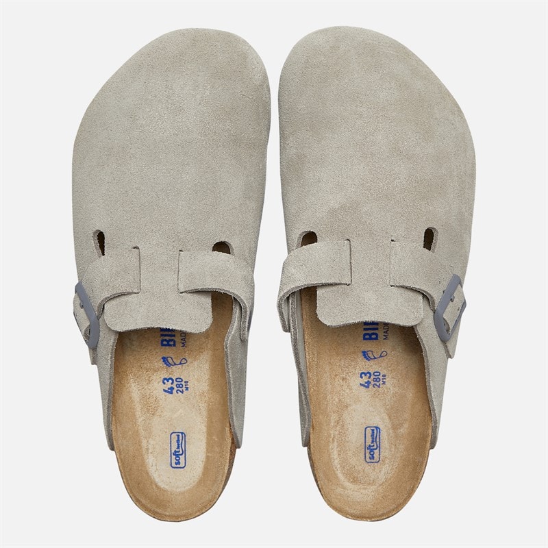 Birkenstock Mens Boston Clogs Stone Coin - Image 3