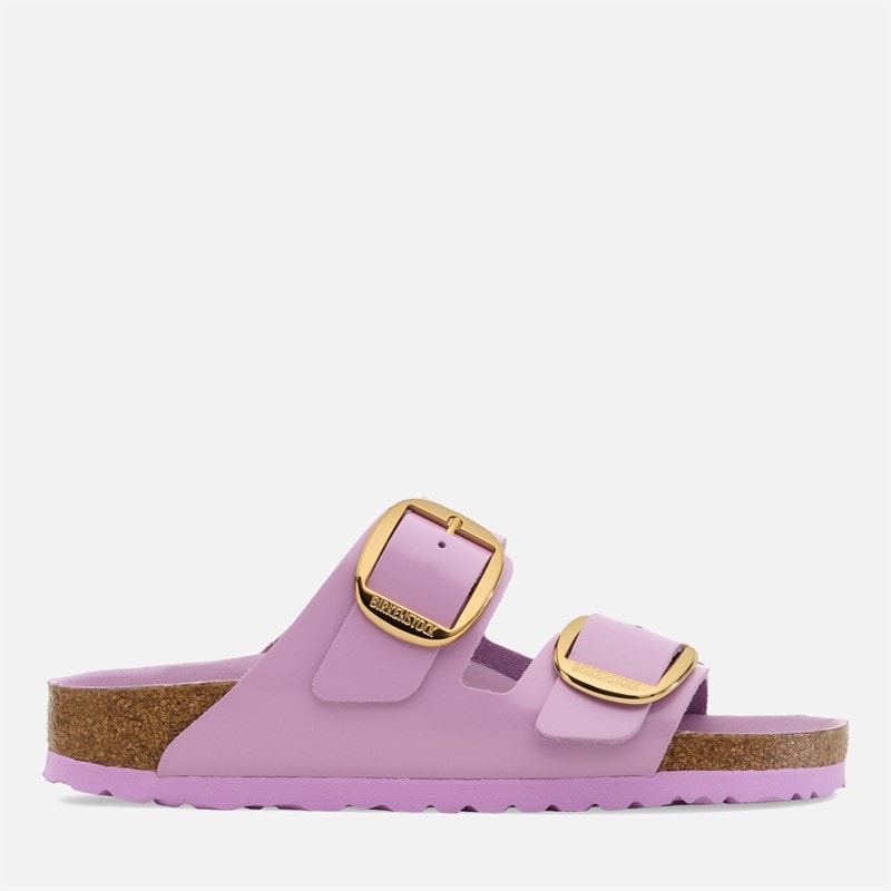 Birkenstock Womens Arizona Big Buckle Dual Strap Sandals High Shine Crocus