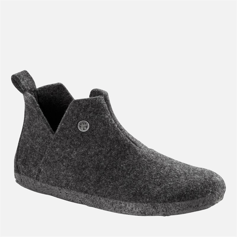 Birkenstock Andermatt Wool Slippers Anthracite - Image 2