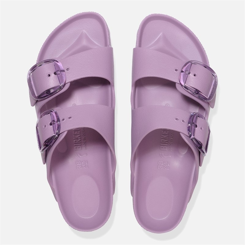 Birkenstock Womens Arizona Big Buckle Dual Strap EVA Sandals Mauve - Image 3