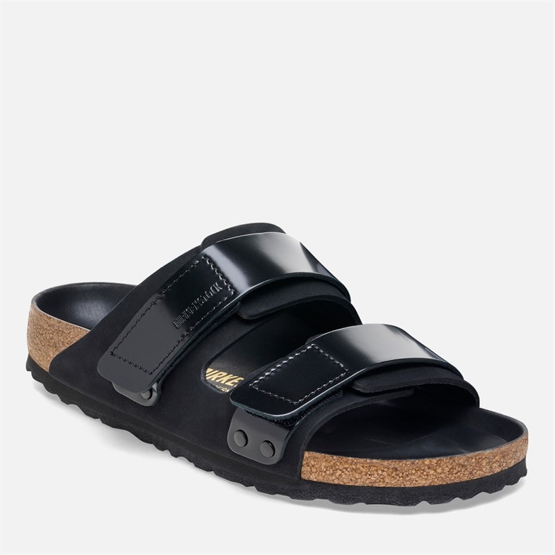 Birkenstock Womens Uji Dual Strap Sandals High Shine Black - Image 2