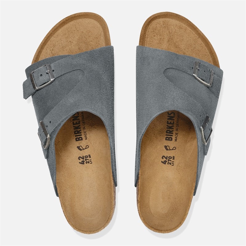 Birkenstock Mens Zurich Sandals Basalt Gray - Image 3