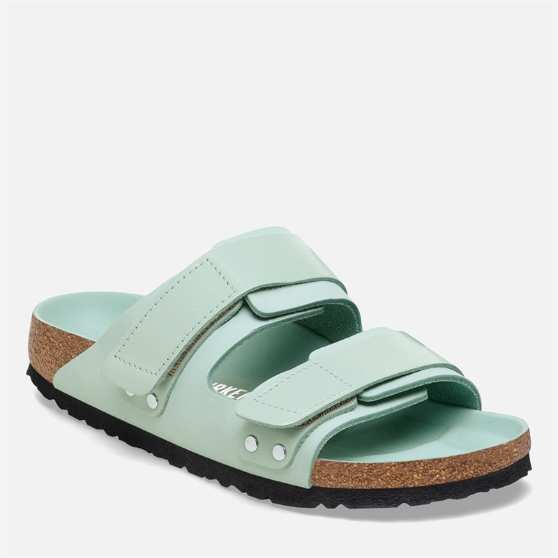 Birkenstock Womens Uji Dual Strap Sandals High Shine Surf Green - Image 2