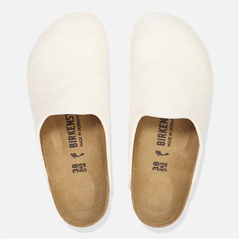 Birkenstock Womens Amsterdam Clogs Eggshell - Image 3