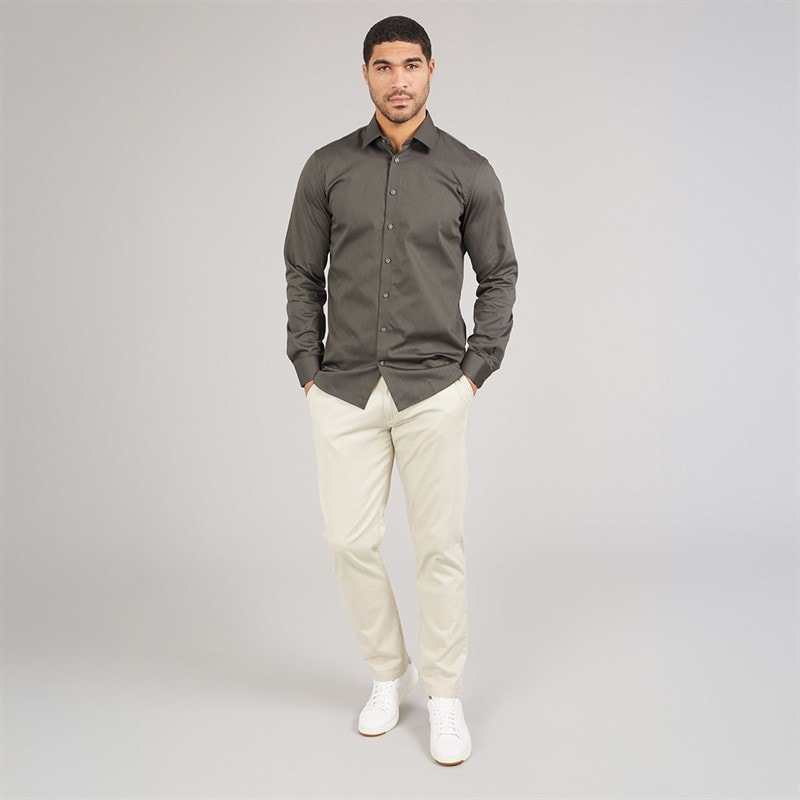 Selected Mens Long Sleeve Shirt Morel - Image 3