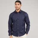 Selected Mens Long Sleeve Shirt Sky Captain