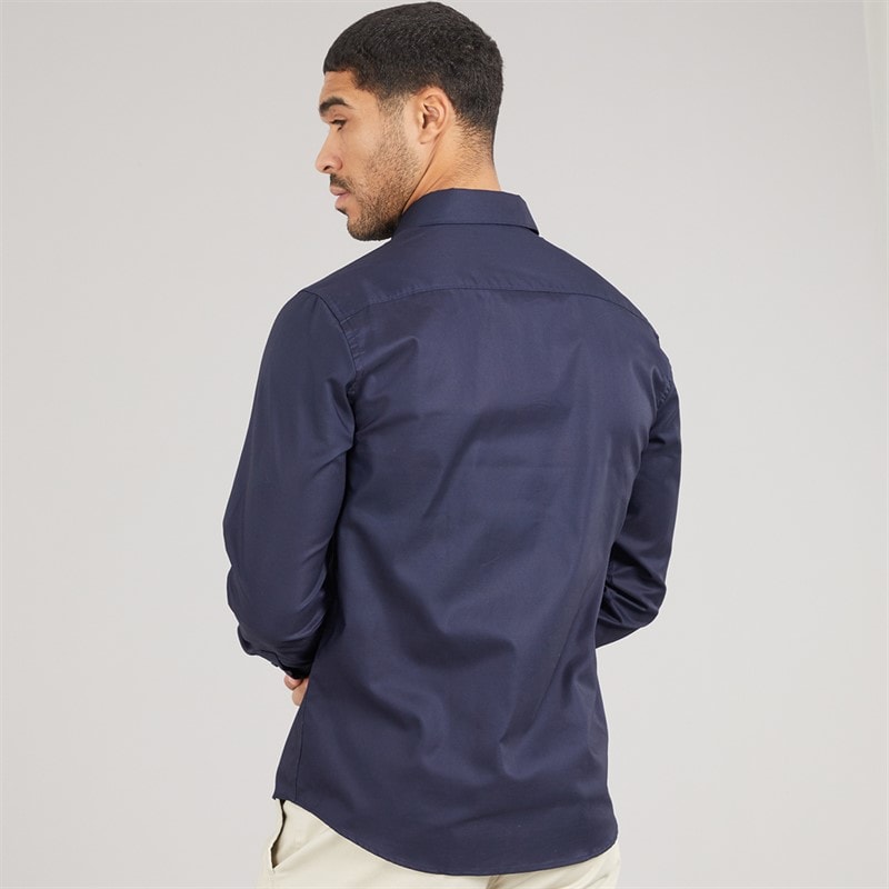 Selected Mens Long Sleeve Shirt Sky Captain - Image 2