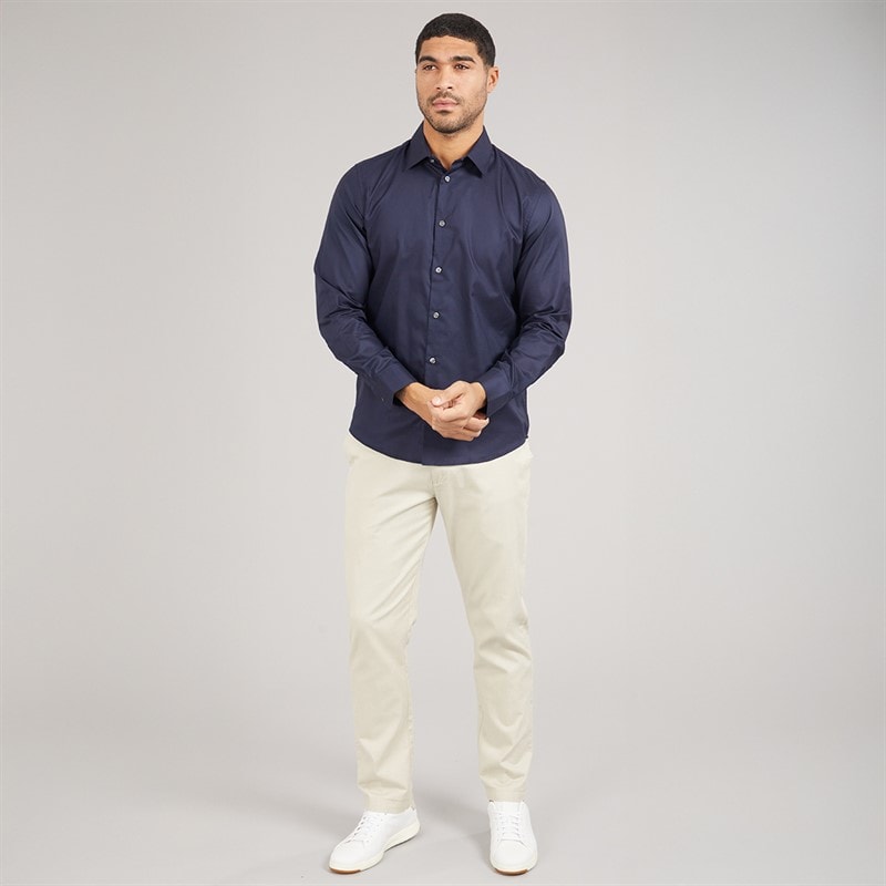 Selected Mens Long Sleeve Shirt Sky Captain - Image 3