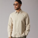 Selected Mens Claus Long Sleeve Shirt Pure Cashmere