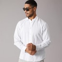 Selected Mens Claus Long Sleeve Shirt Bright White