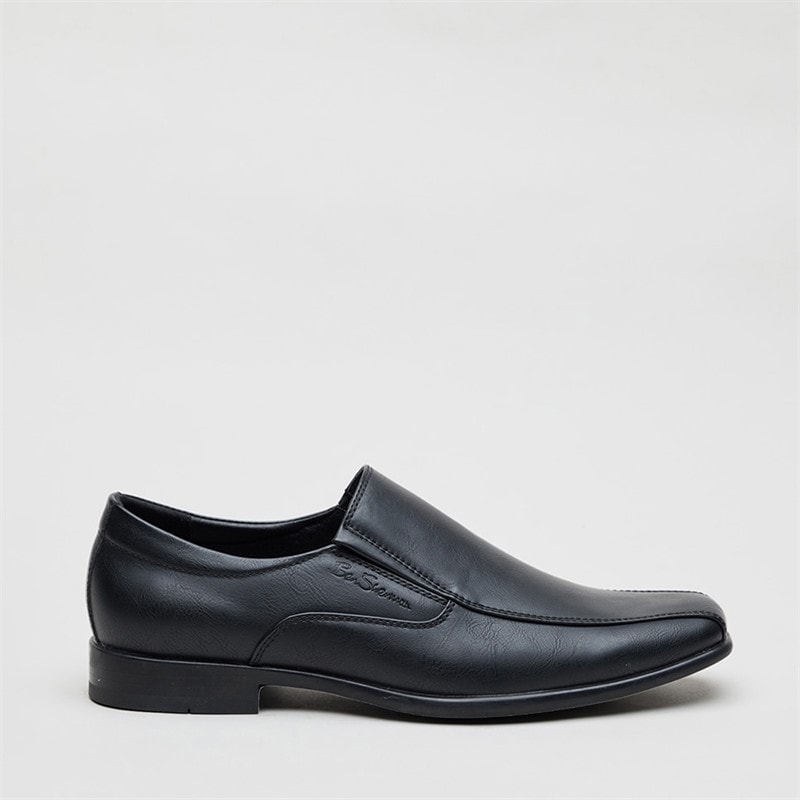 Ben Sherman Mens Durham Slip On Shoes Black