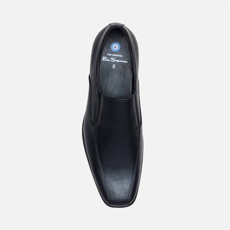 Ben Sherman Mens Durham Slip On Shoes Black - Image 3