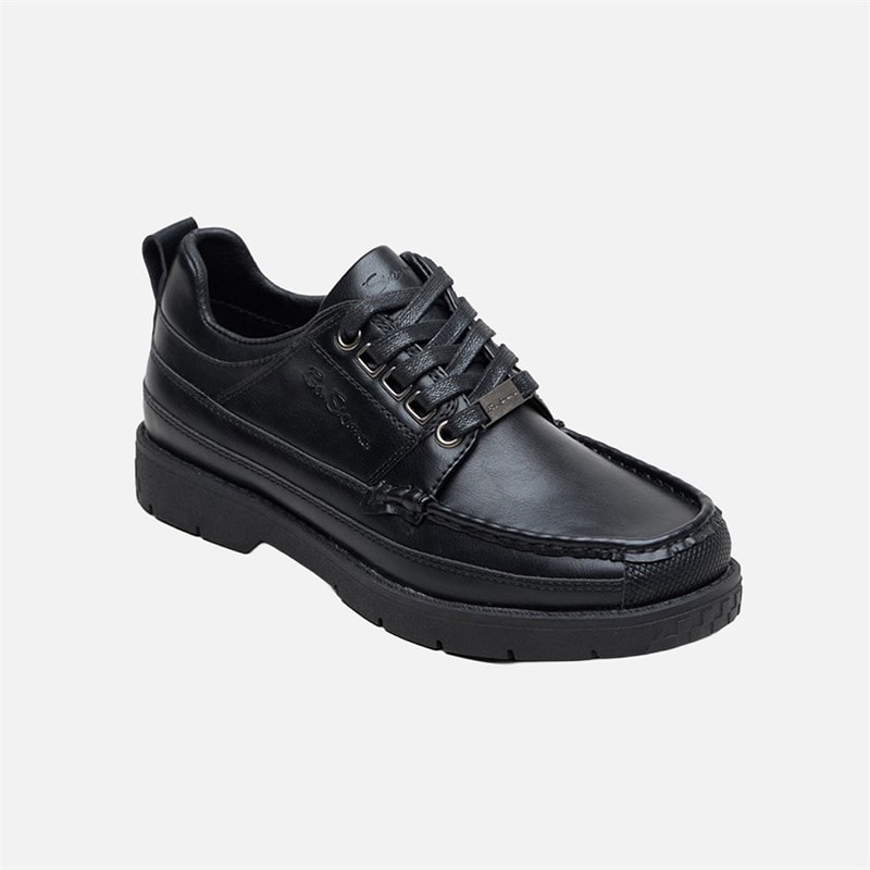 Ben Sherman Mens Strum Shoes Black - Image 2