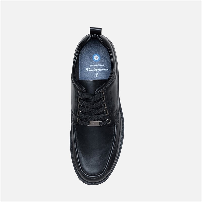 Ben Sherman Mens Strum Shoes Black - Image 3