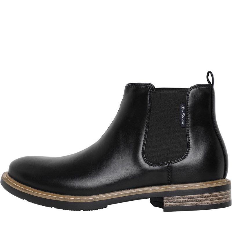 Ben Sherman Mens Tribute Chelsea Boots Black - Image 1