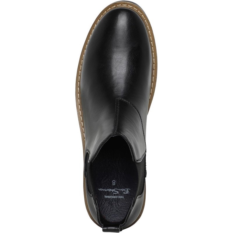 Ben Sherman Mens Tribute Chelsea Boots Black - Image 4