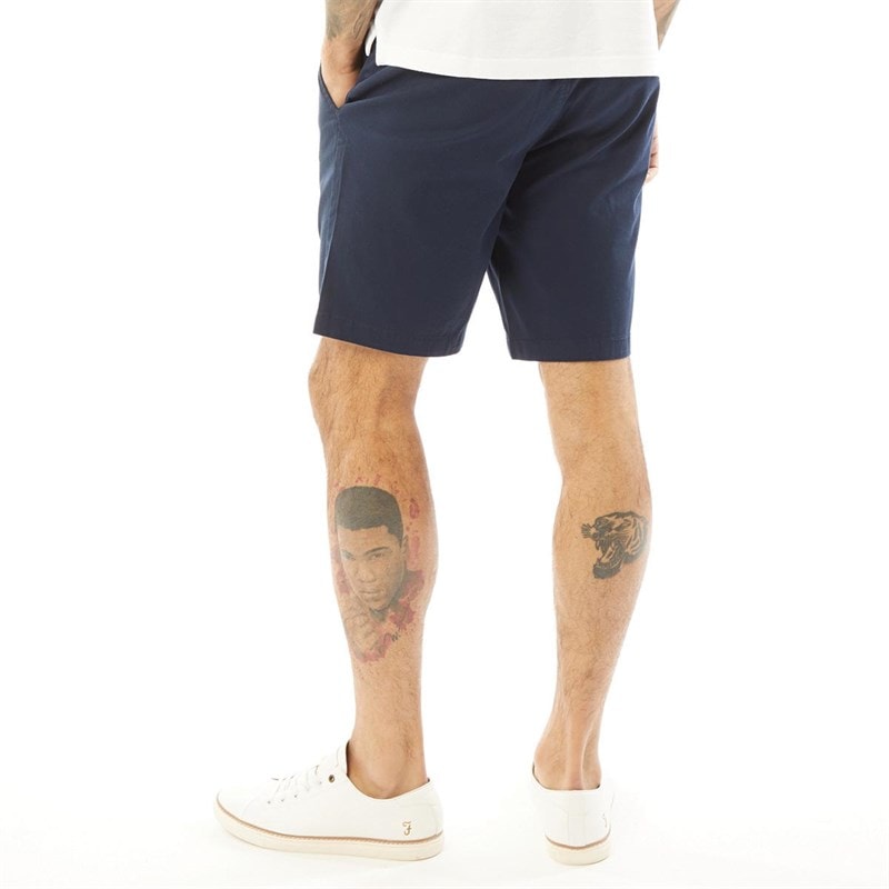 Ben Sherman Mens Slim Fit Stretch Chino Shorts Dark Navy - Image 2