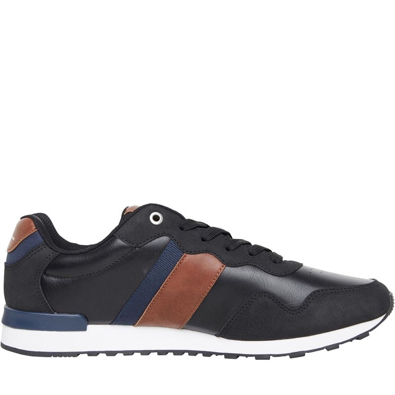 Ben Sherman Mens Owen Retro Run Trainers Black - Image 5