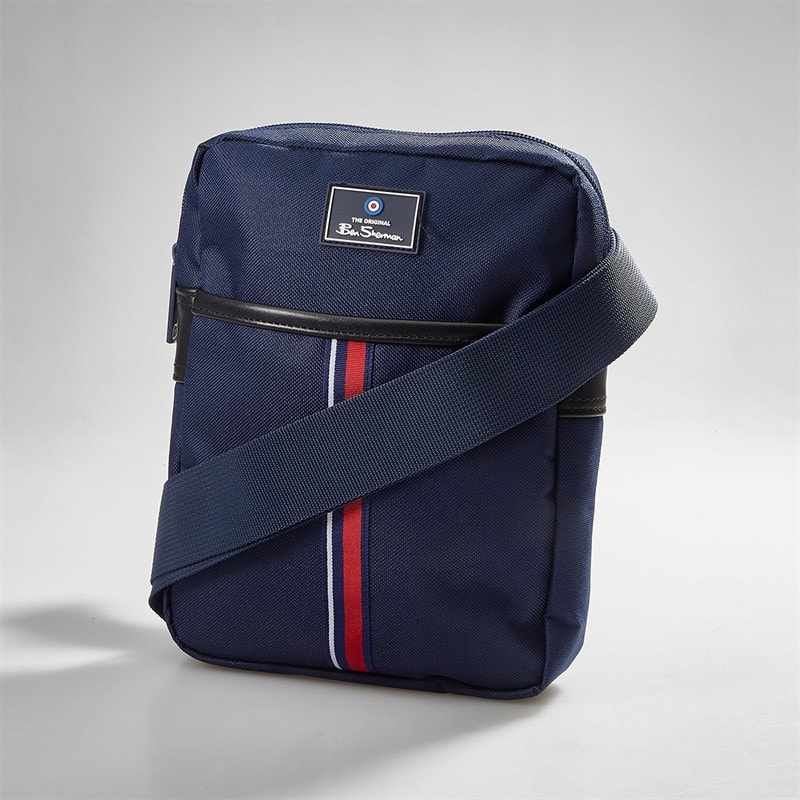 Ben Sherman Mens Cohen Cross Body Bag Navy